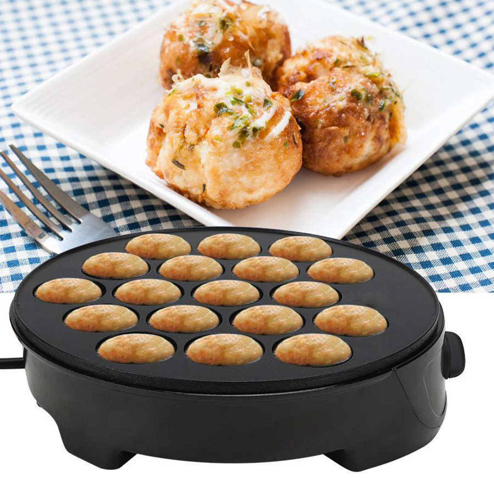 220V Baking Machine Household  - Takoyaki Grill Plate avaliação e preço