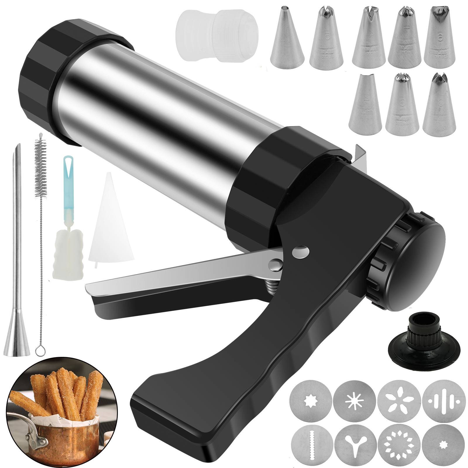 Diy Churro Maker Machine And C - Churros Maker Gun avaliação e preço