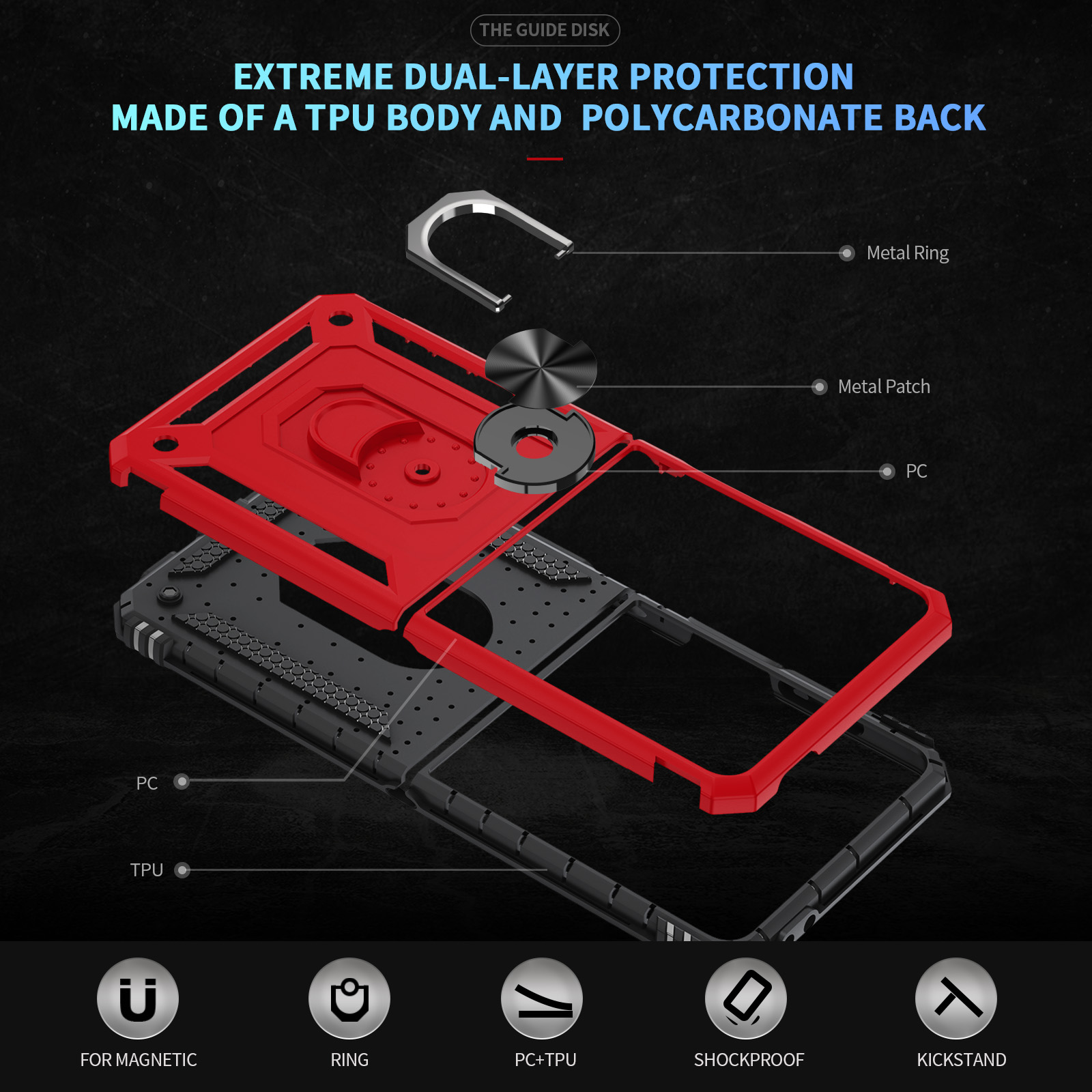 Military-grade Shockproof Phon - Taco Stand Holder avaliação e preço