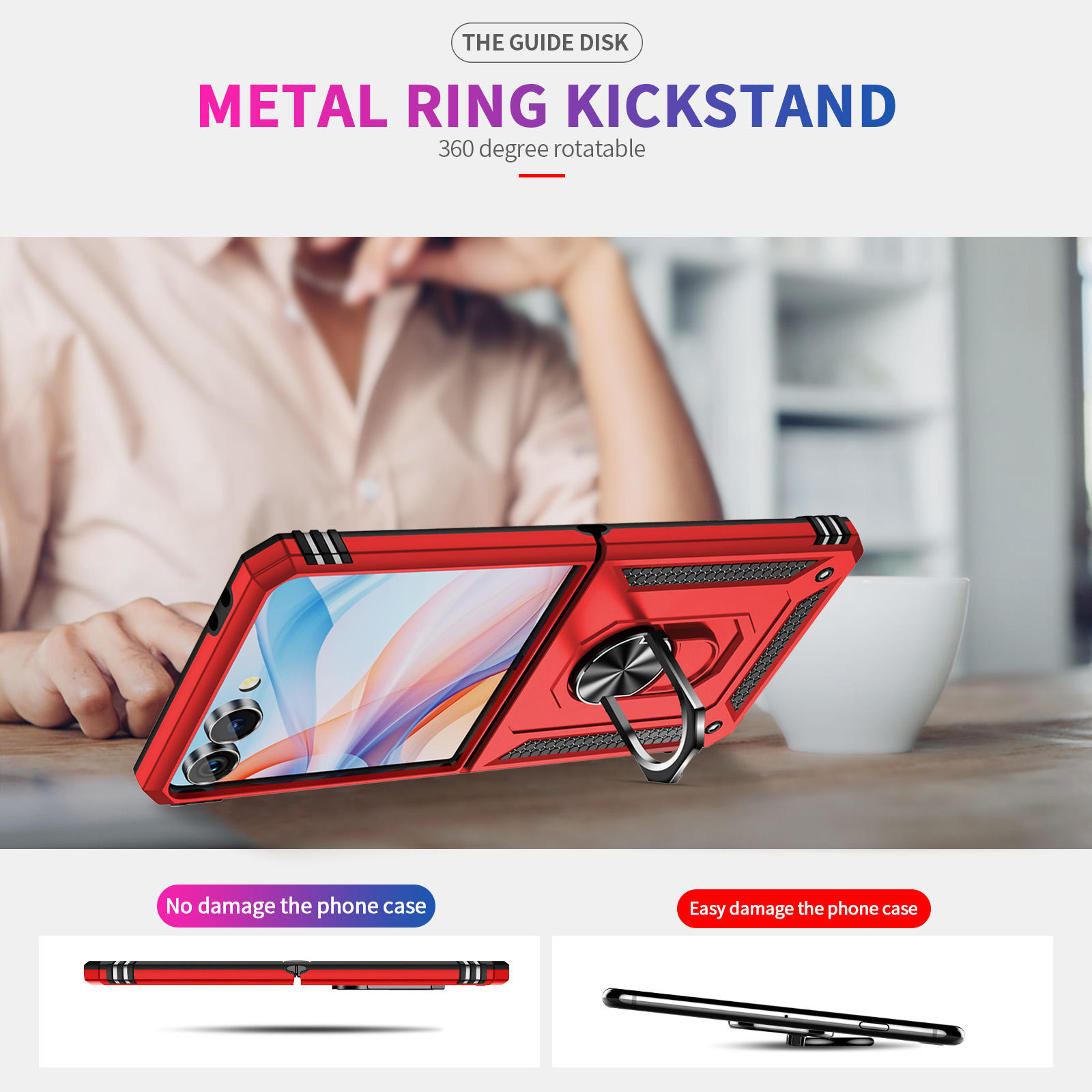 Military-grade Shockproof Phon - Taco Stand Holder avaliação e preço