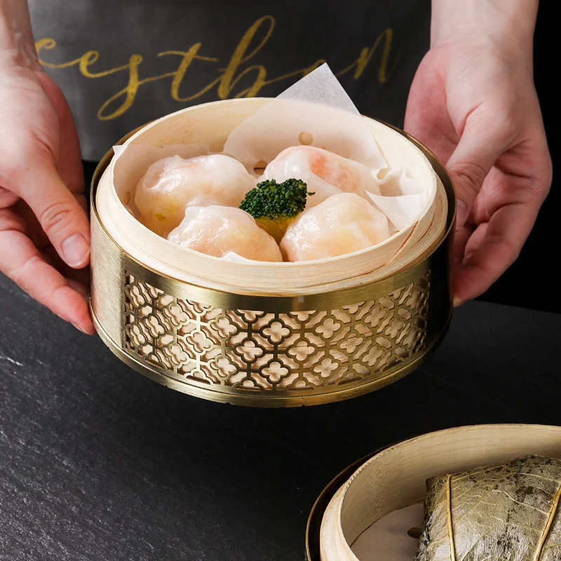 Chinese Bamboo Dimsum Lid Dump - Bao Steamer Bamboo avaliação e preço