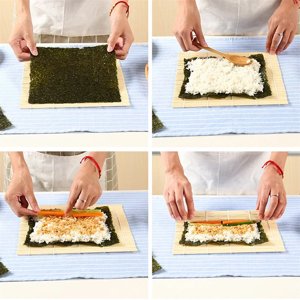 Exquisite Bamboo Sushi Mat wit - Spring Roll Wrapper avaliação e preço