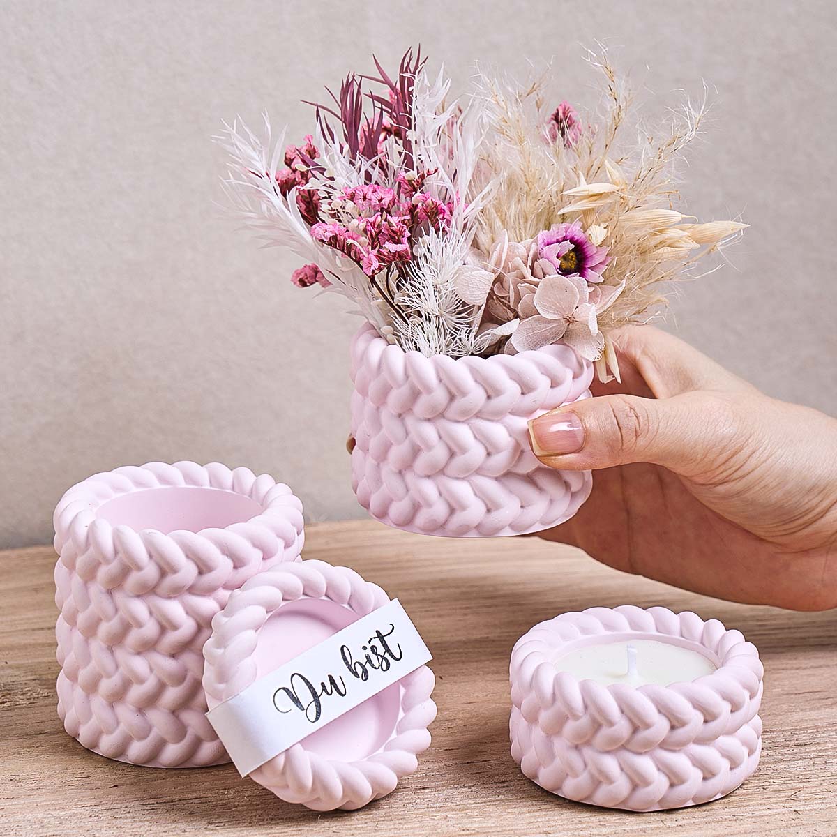 Woven Candle Jar Silicone Mold - Potsticker Mold avaliação e preço