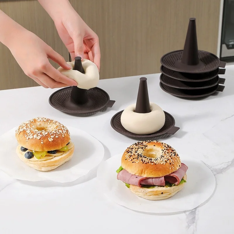 6Pcs Baking Mold Bread Donut P - Donut Mold Silicone avaliação e preço
