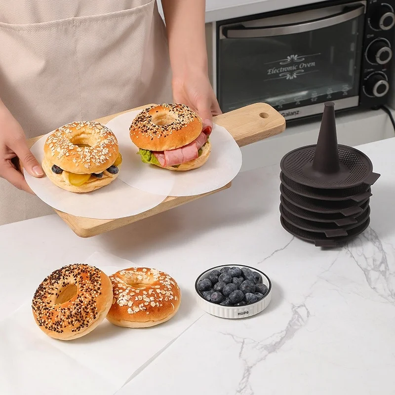 6Pcs Baking Mold Bread Donut P - Donut Mold Silicone avaliação e preço