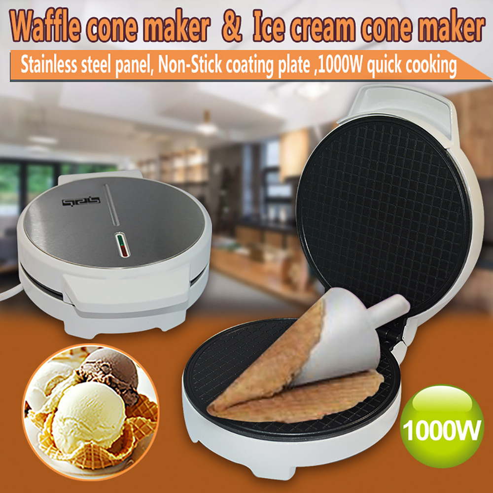 Waffle Cone Make Premium Egg R - Waffle Cone Maker avaliação e preço