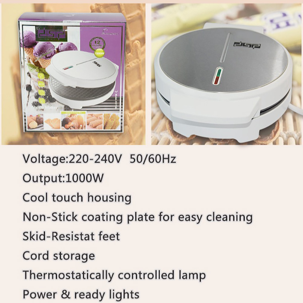 Waffle Cone Make Premium Egg R - Waffle Cone Maker avaliação e preço