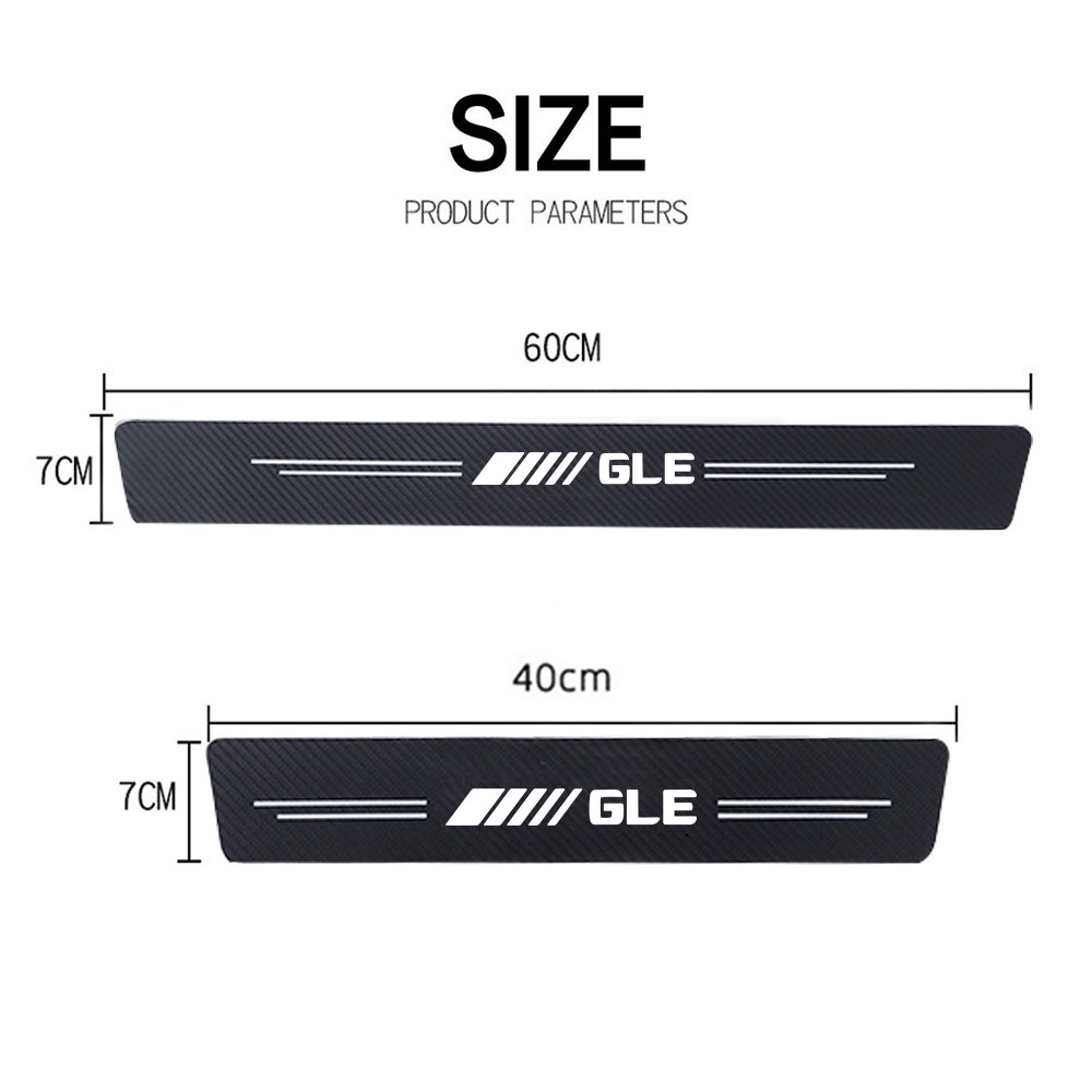 4pcs car Sticker door carbon l - Crepe Pan Carbon avaliação e preço