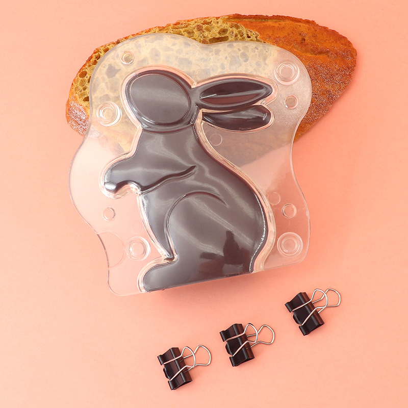 New 3D Rabbit shaped Chocolate - Bunny Cake Mold avaliação e preço