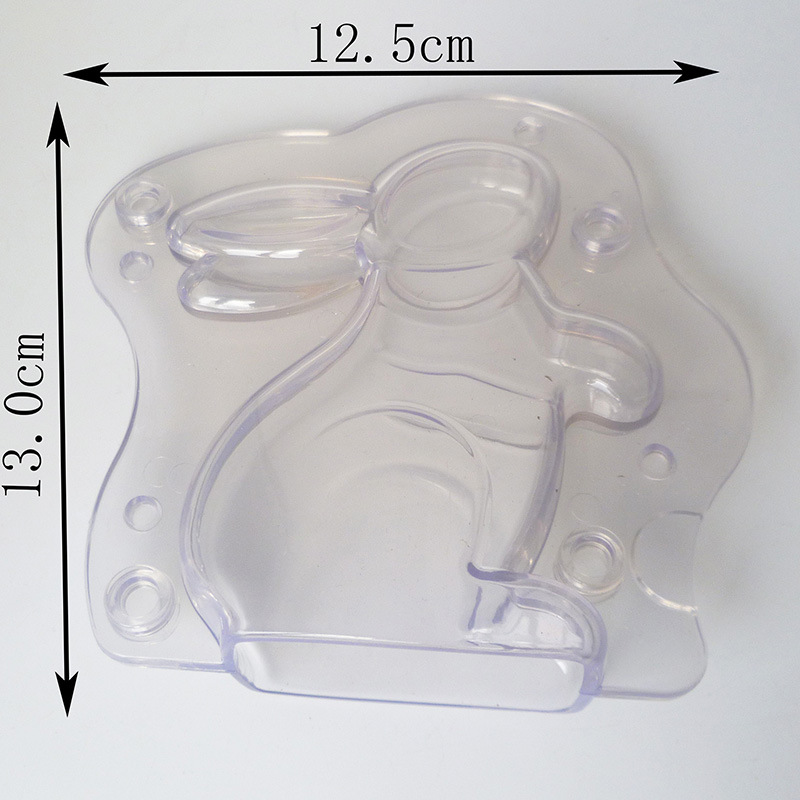 New 3D Rabbit shaped Chocolate - Bunny Cake Mold avaliação e preço