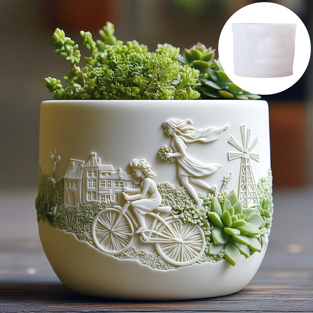 Beauty holding horse relief su - Potsticker Mold avaliação e preço