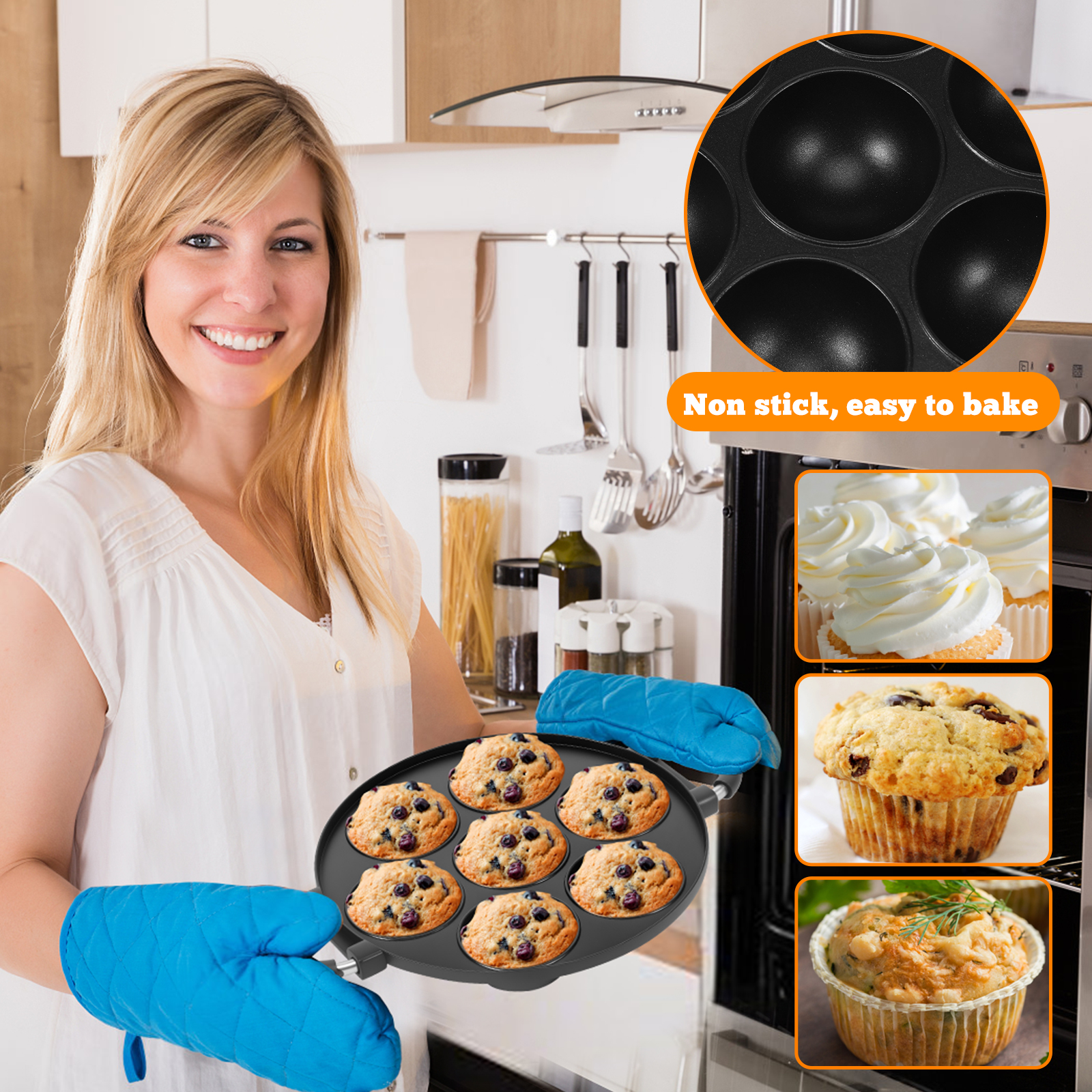 16/7 Holes Takoyaki Pan Alumin - Takoyaki Grill Plate avaliação e preço