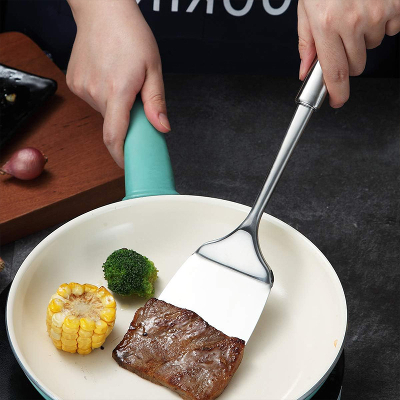 Stainless Steel Turner Long Ha - Okonomiyaki Spatula avaliação e preço