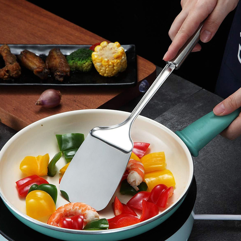 Stainless Steel Turner Long Ha - Okonomiyaki Spatula avaliação e preço