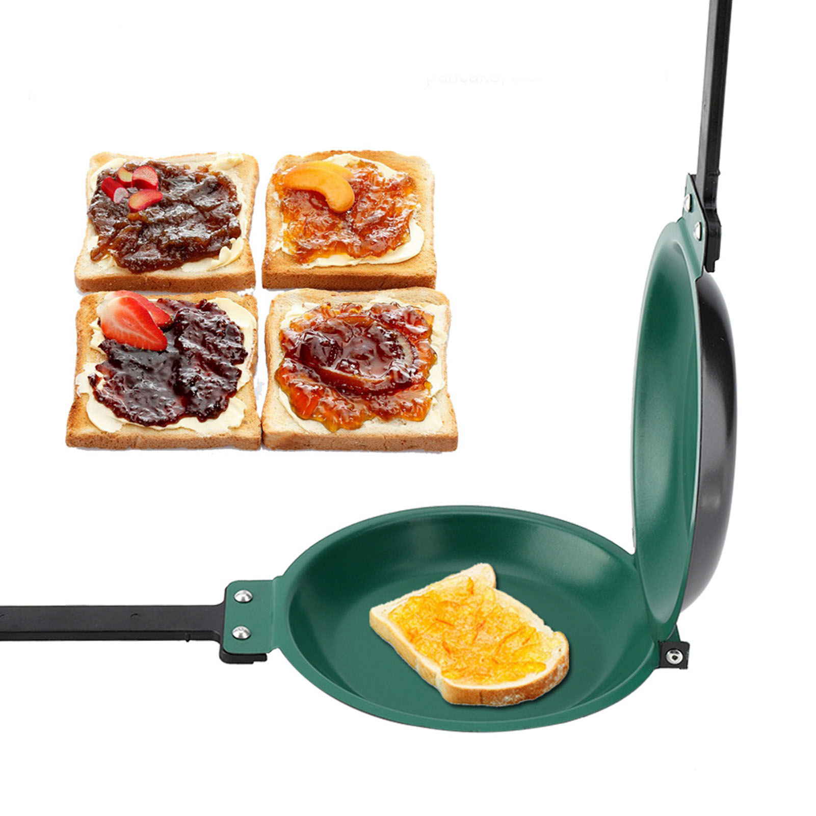 Double Side Titanium Steel Coa - Mini Pancake Griddle avaliação e preço