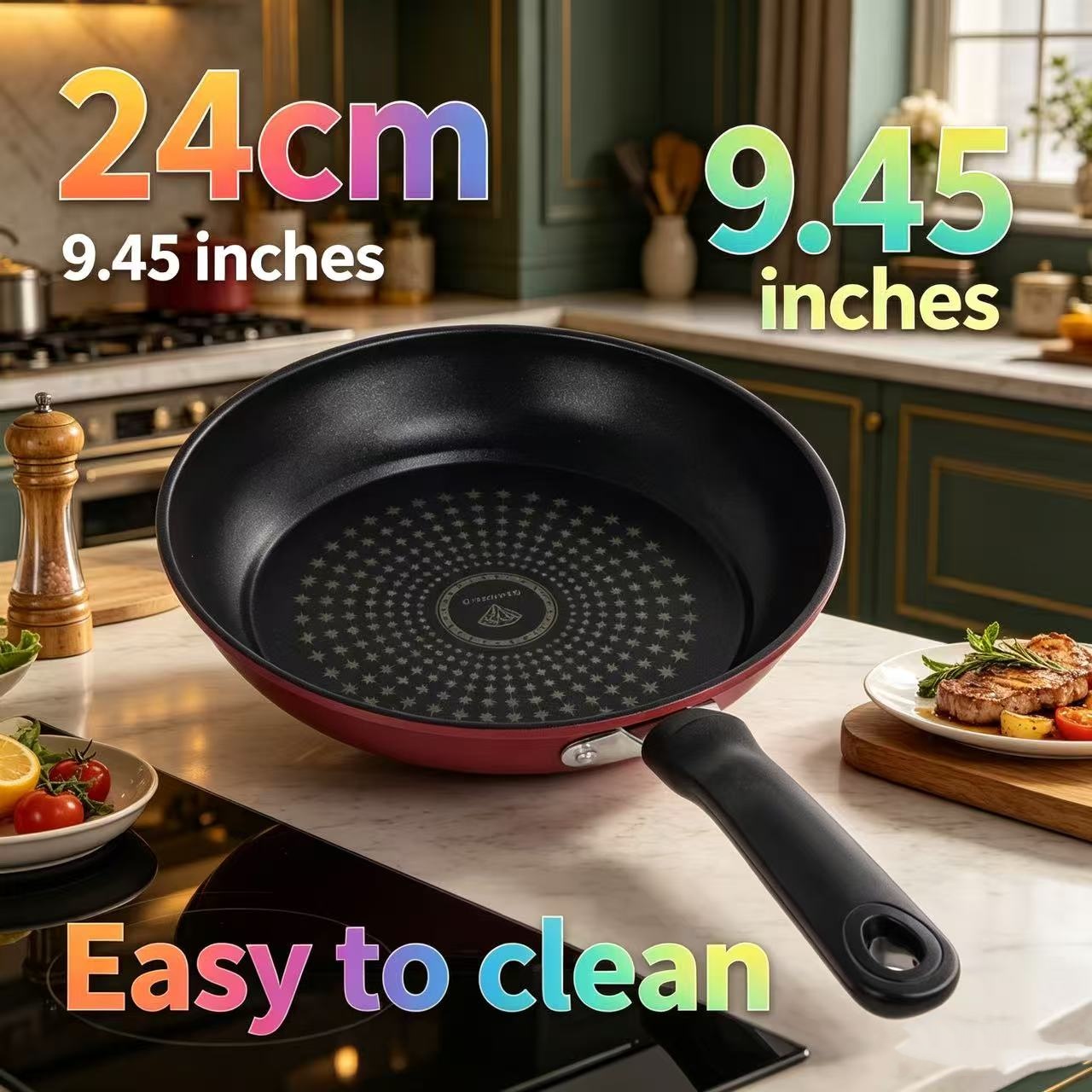 Premium Granite Non Stick Fryi - Mini Pancake Griddle avaliação e preço