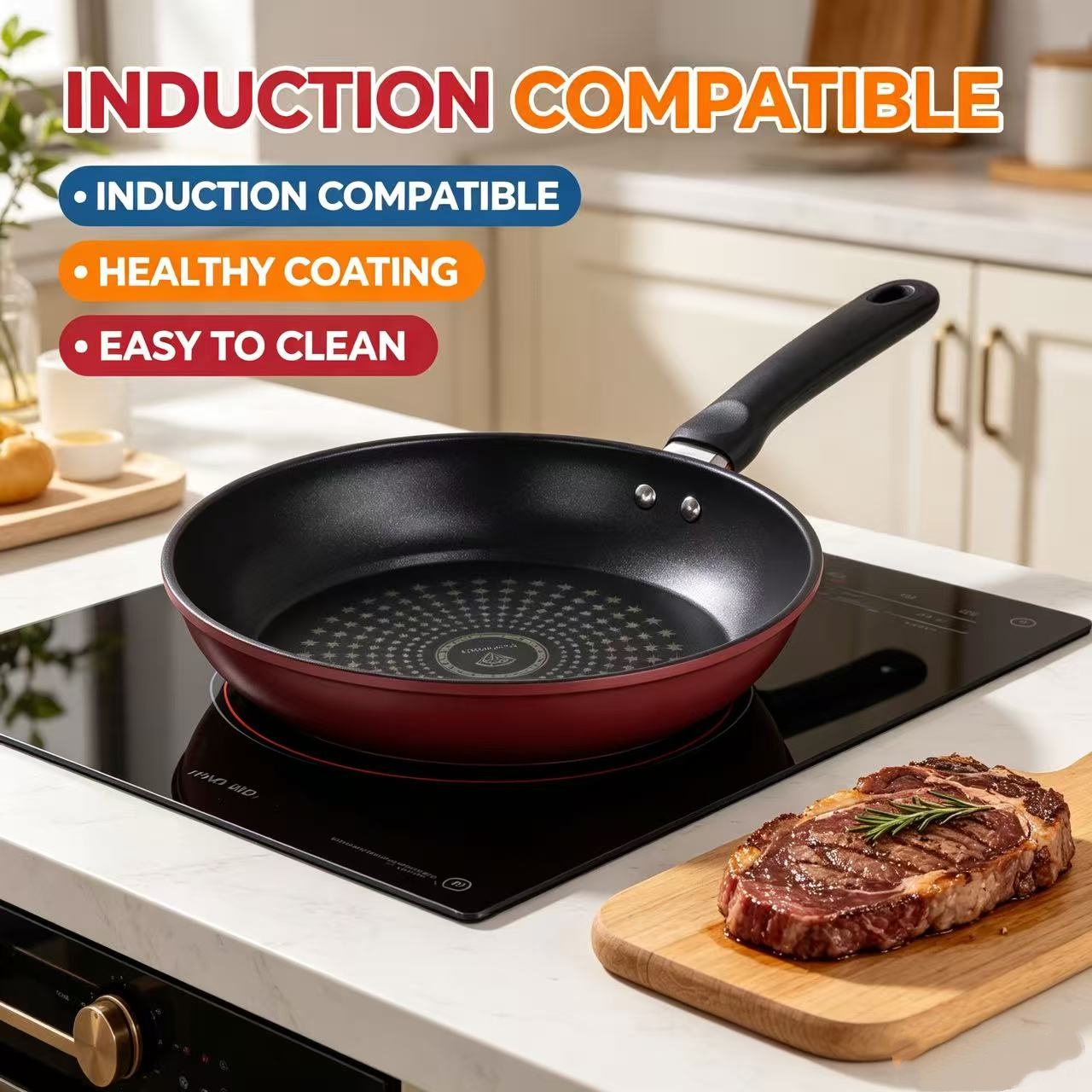 Premium Granite Non Stick Fryi - Mini Pancake Griddle avaliação e preço