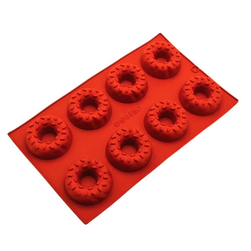 8 Hole Silicone Donut Mold Wit - Donut Mold Silicone avaliação e preço