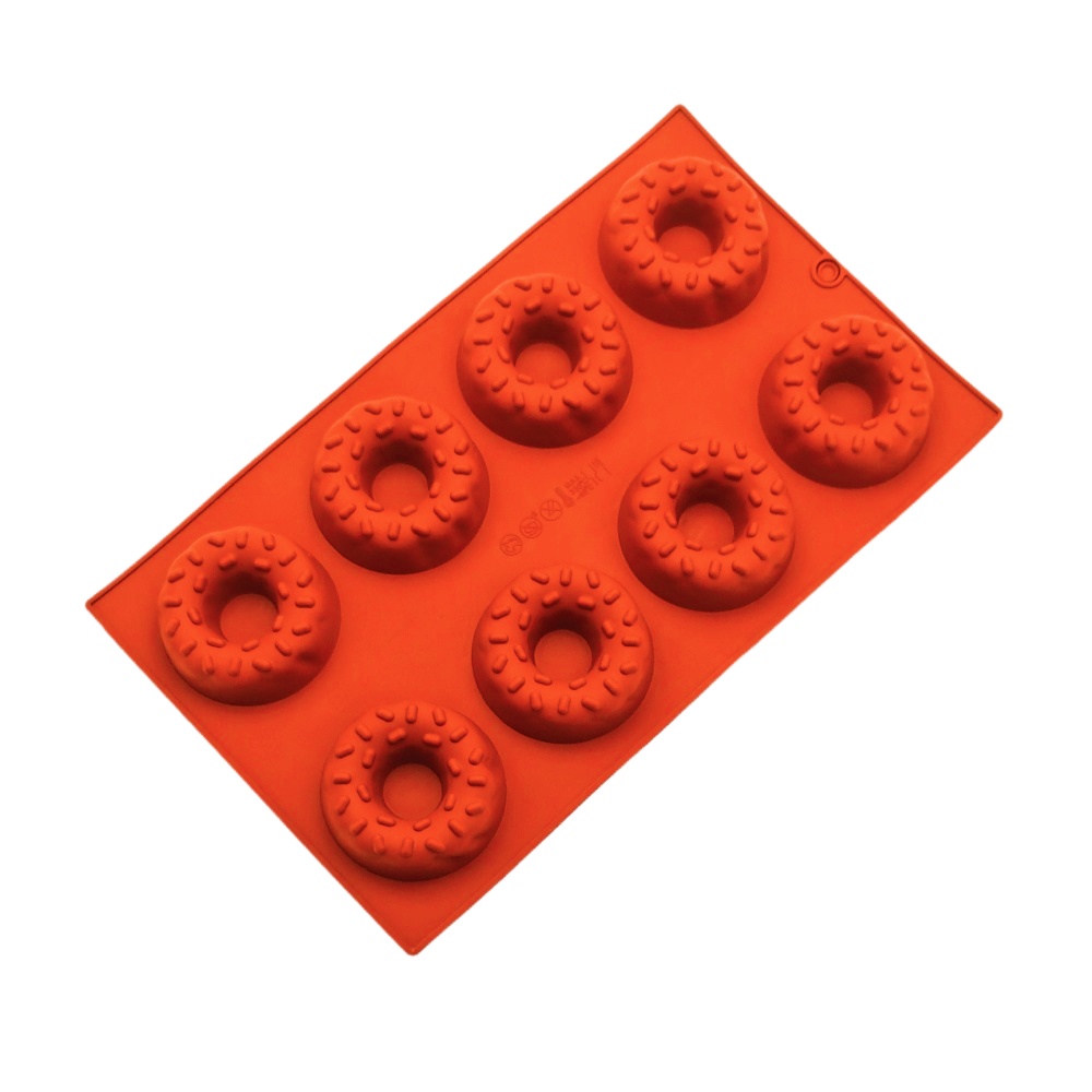 8 Hole Silicone Donut Mold Wit - Donut Mold Silicone avaliação e preço