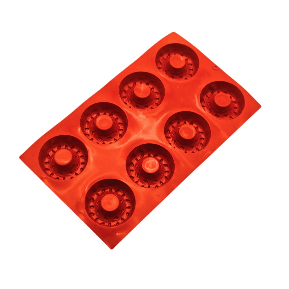 8 Hole Silicone Donut Mold Wit - Donut Mold Silicone avaliação e preço