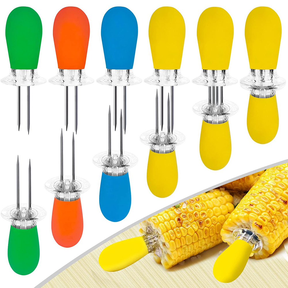 LMETJMA 12pcs/set Corn Holders - Corn Dog Stick avaliação e preço
