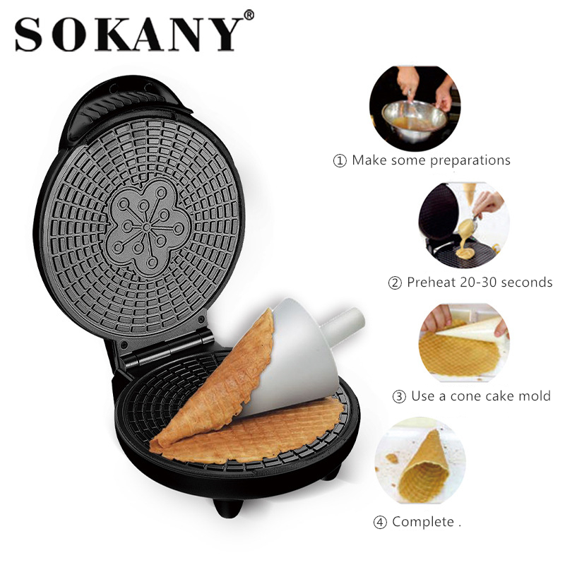 Electric Crispy Egg Roll Maker - Waffle Cone Maker avaliação e preço