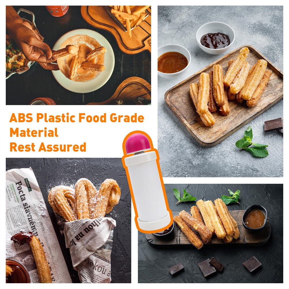 Plastic Churro Maker Kit Porta - Churros Maker Gun avaliação e preço