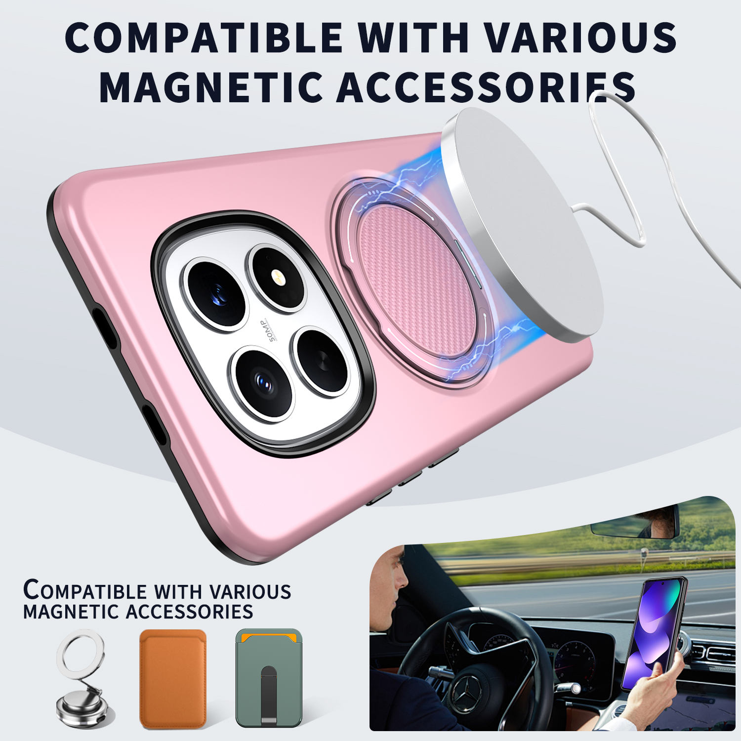 For Xiaomi Redmi Note 15 Pro P - Taco Stand Holder avaliação e preço