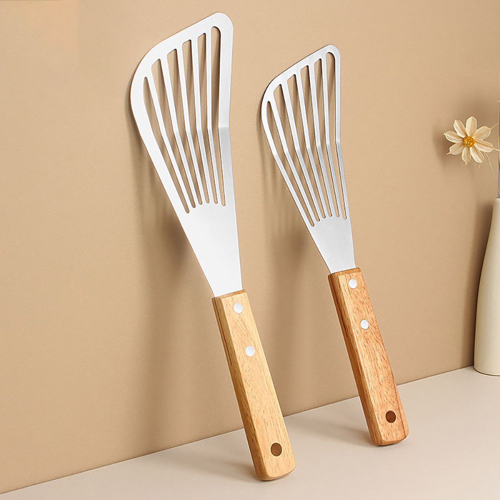 1PC Stainless Steel Fish Fryin - Okonomiyaki Spatula avaliação e preço