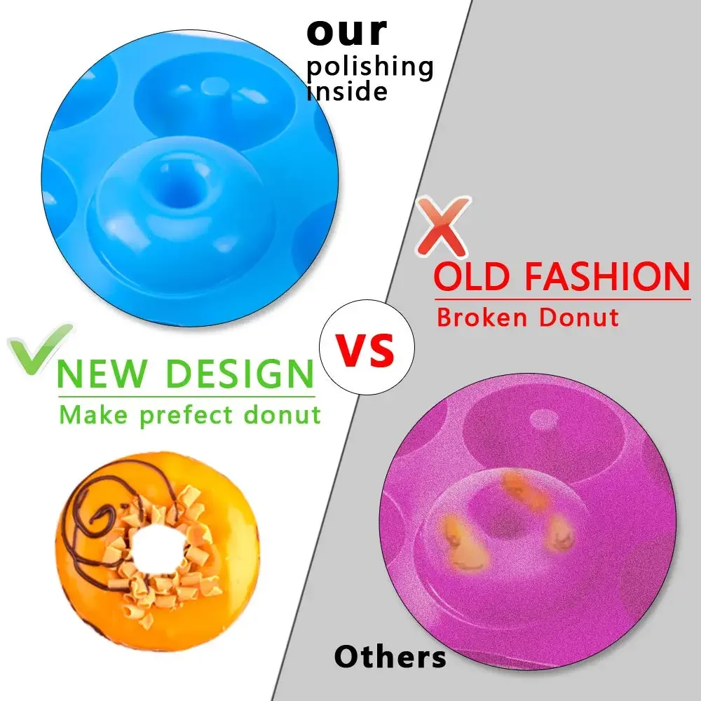 1/2pcs Silicone Muffins Donut  - Donut Mold Silicone avaliação e preço