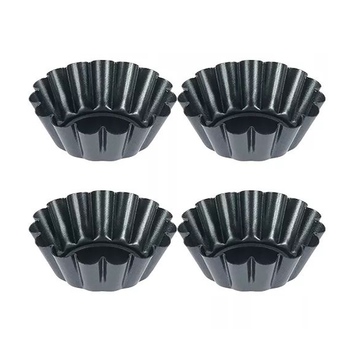 4PCS Mini Round Nonstick Tart  - Egg Waffle Pan avaliação e preço