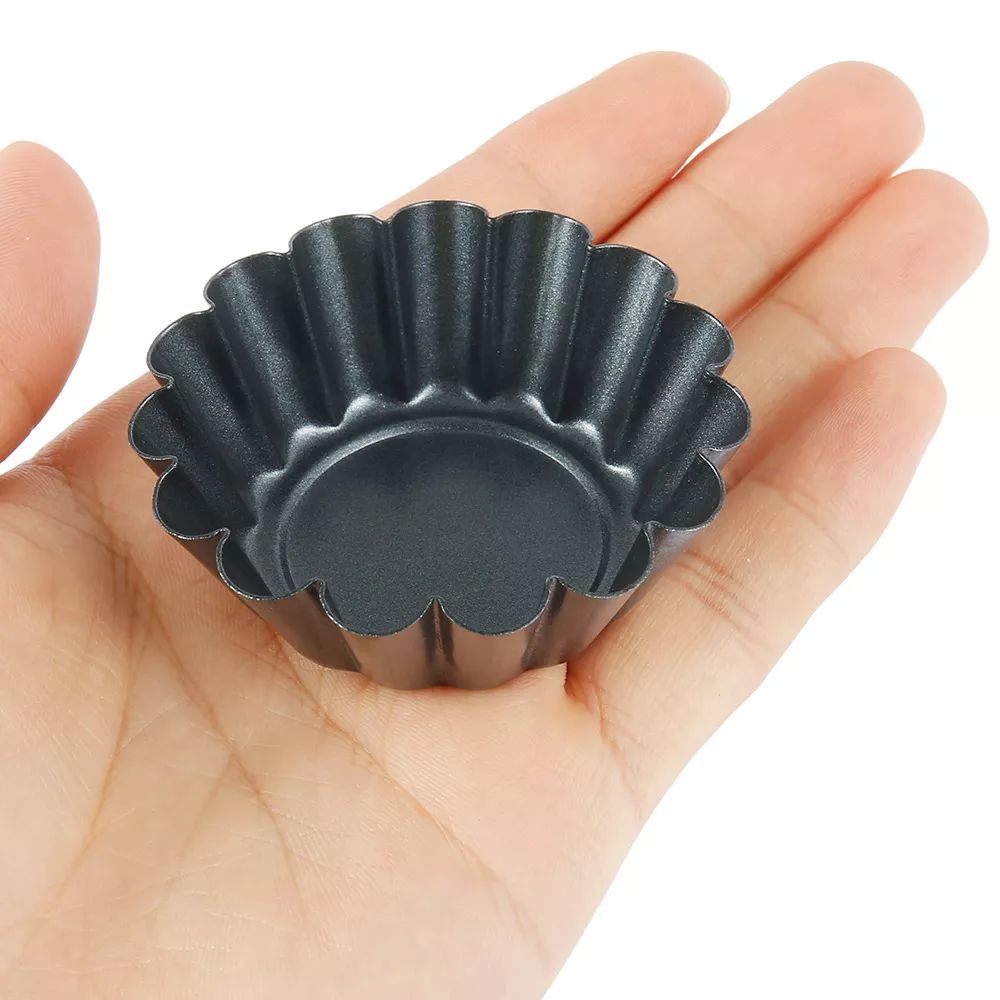4PCS Mini Round Nonstick Tart  - Egg Waffle Pan avaliação e preço
