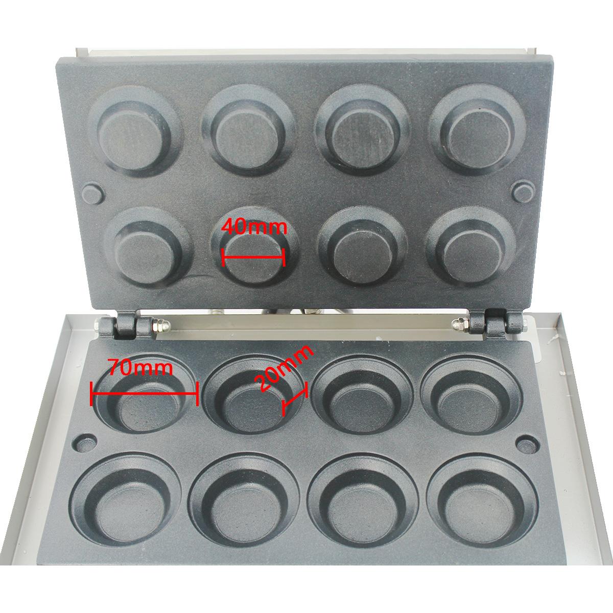 HPH2O Commercial Non-stick Ele - Egg Waffle Pan avaliação e preço