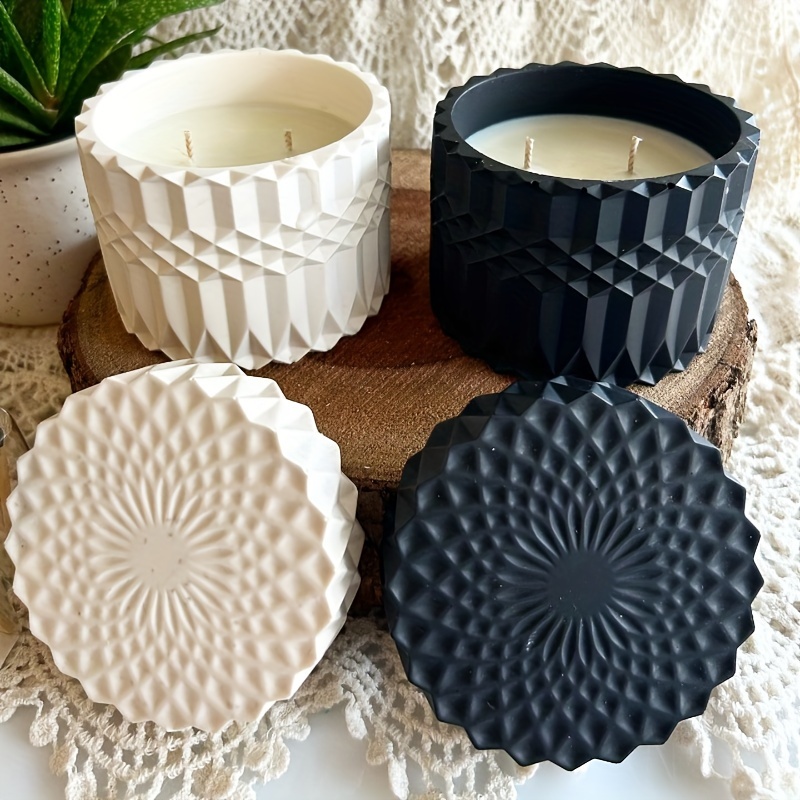1set Ripple Candle Cup Resin M - Potsticker Mold avaliação e preço