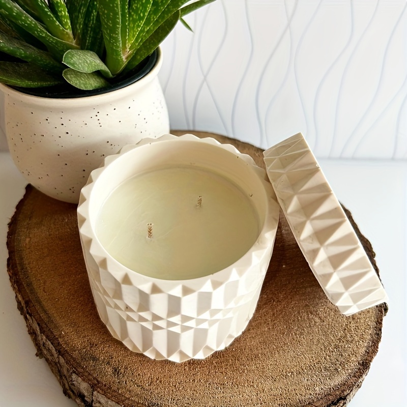 1set Ripple Candle Cup Resin M - Potsticker Mold avaliação e preço