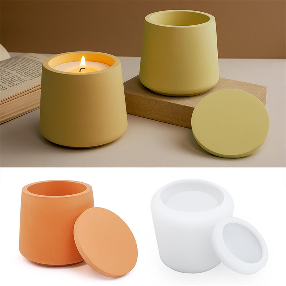 Candle Jar Silicone Mold With  - Potsticker Mold avaliação e preço