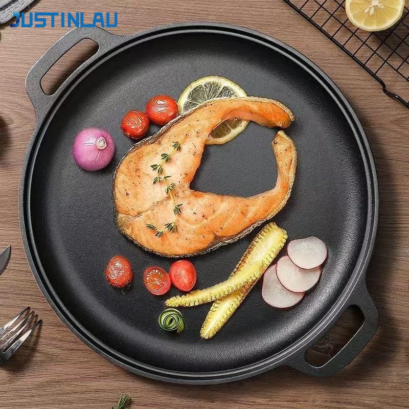 JUSTINLAU Double-Ear Frying Pa - Mini Pancake Griddle avaliação e preço