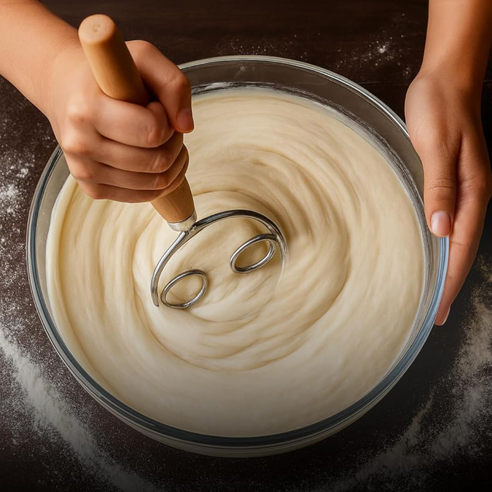 304 Stainless Steel Dough Whis - Danish Pancake Pan avaliação e preço