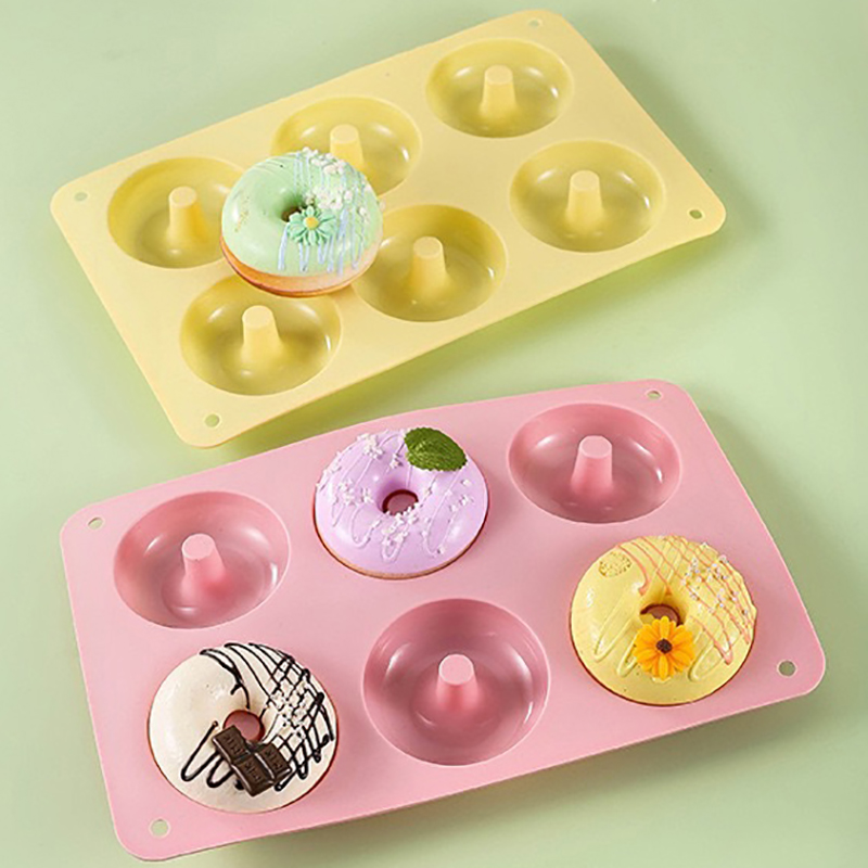 6 Donut Cake Silicone Molds Ki - Donut Mold Silicone avaliação e preço
