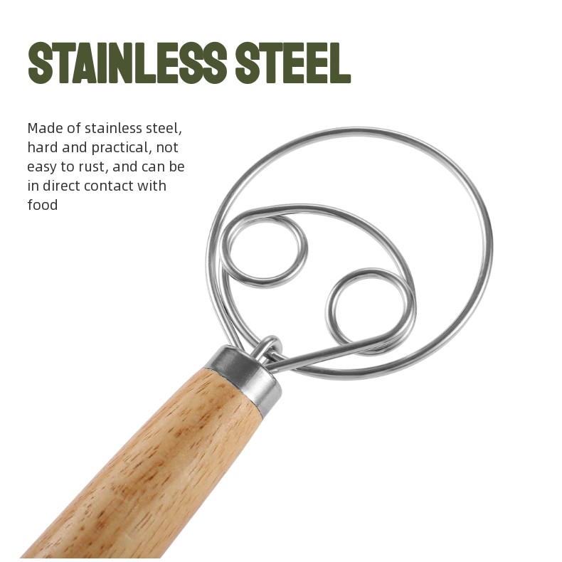 304 Stainless Steel Dough Whis - Danish Pancake Pan avaliação e preço