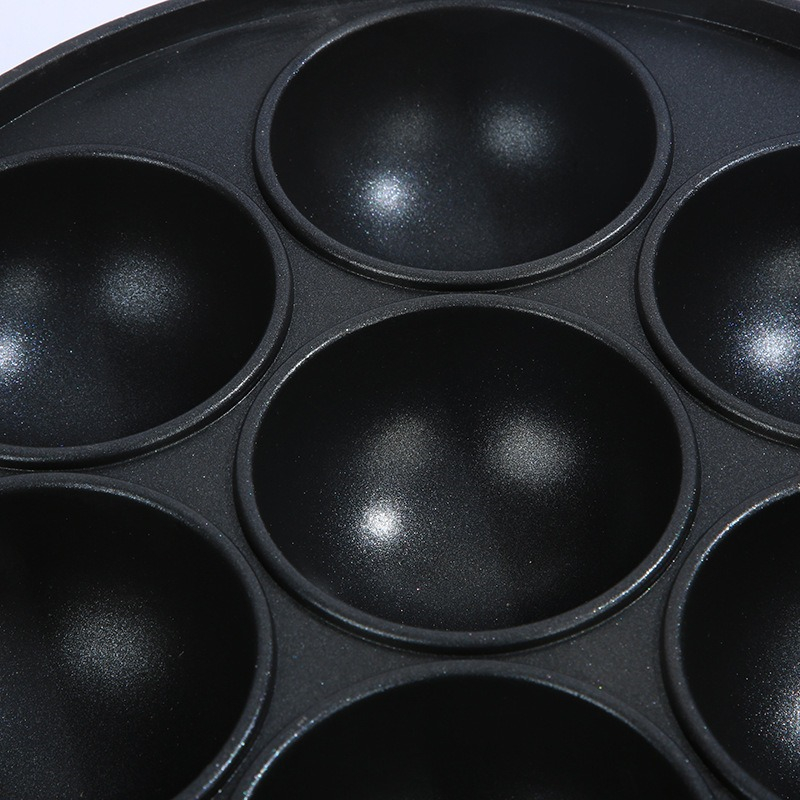 7 Hole Cake Cooking Pan Cast I - Egg Waffle Pan avaliação e preço