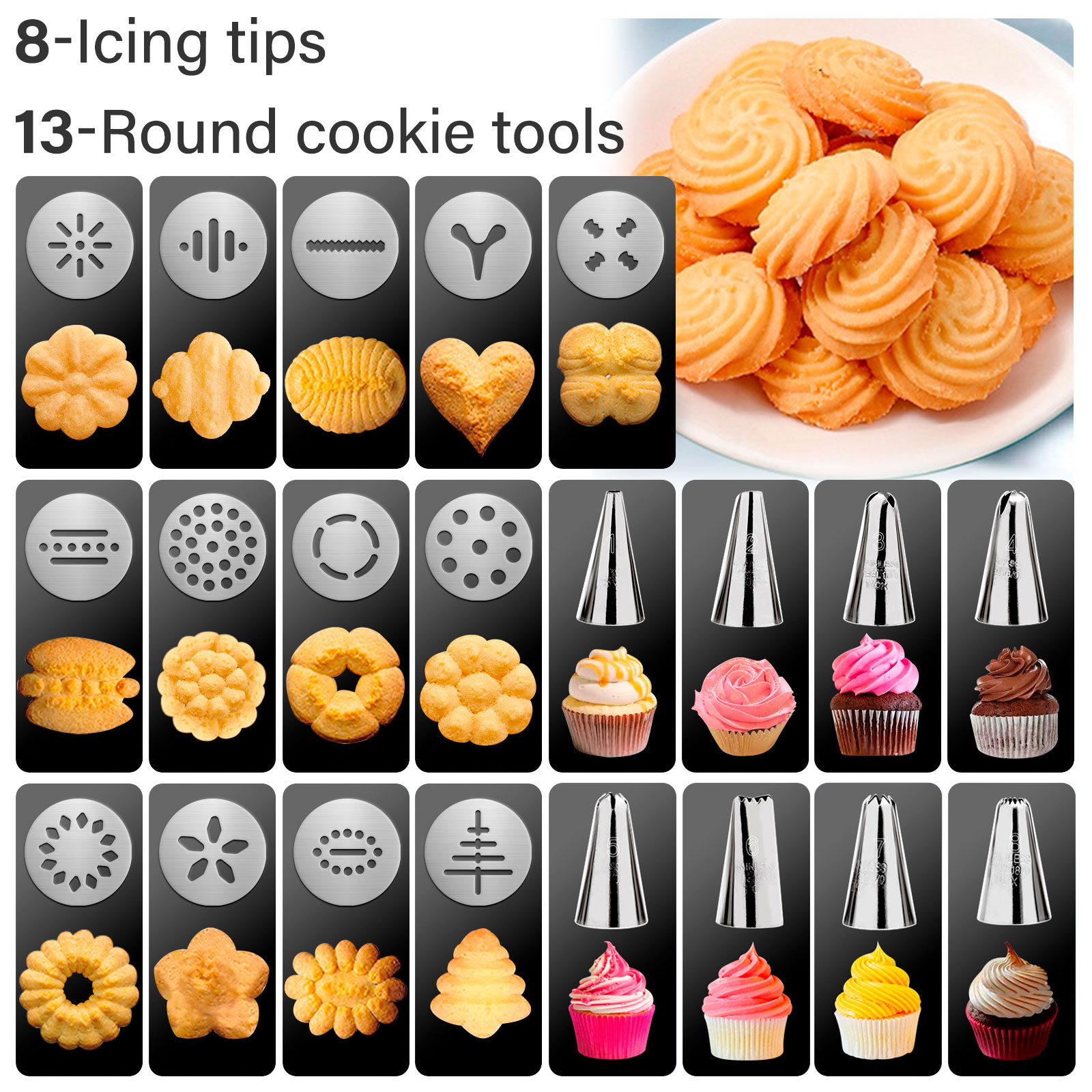 Cookie Maker Machine Stainless - Churros Maker Gun avaliação e preço