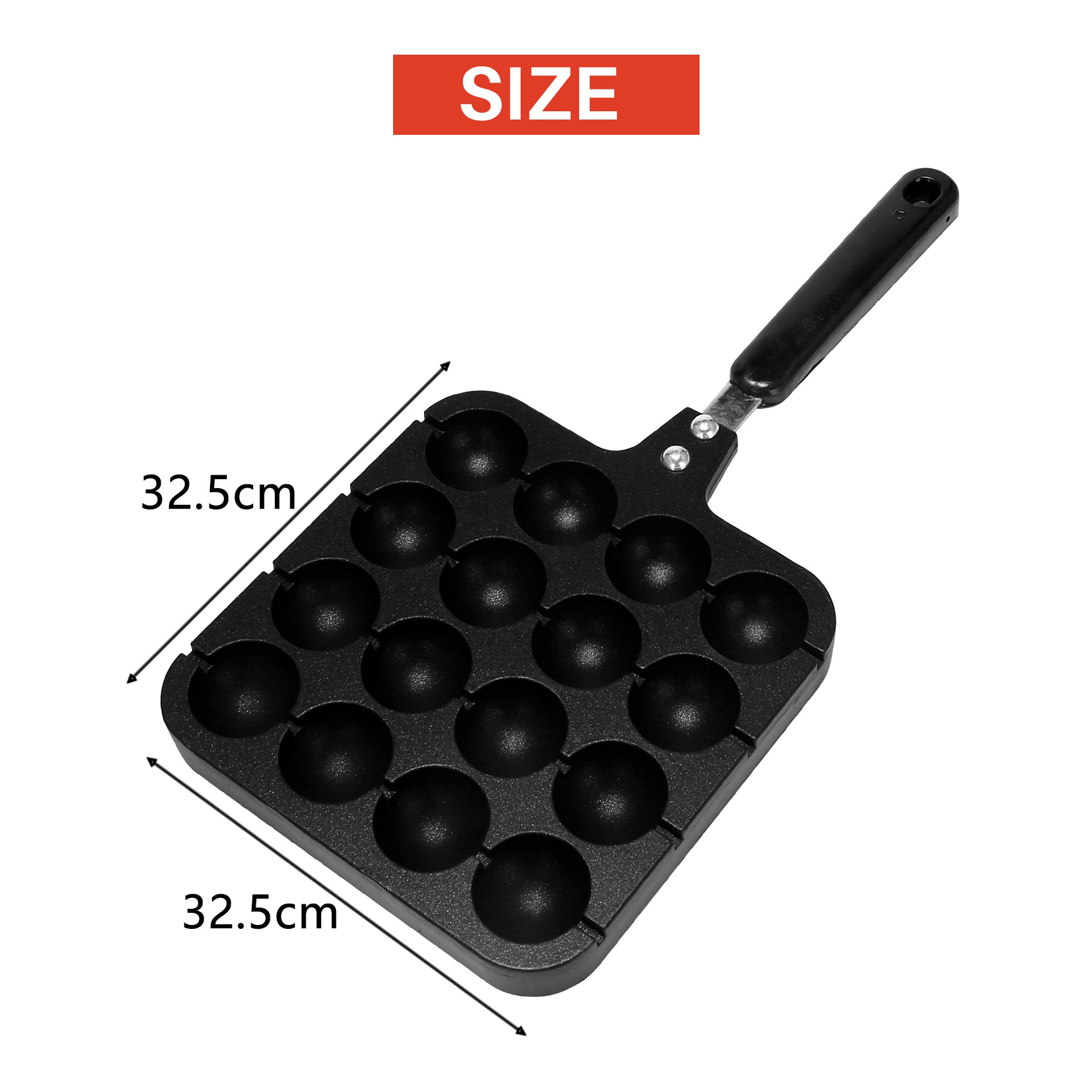 F-T 16 Holes Aluminum Takoyaki - Takoyaki Grill Plate avaliação e preço