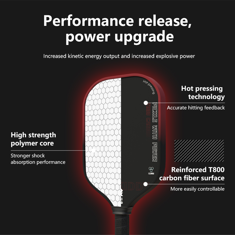 T800 Carbon Fiber Pickleball P - Crepe Pan Carbon avaliação e preço