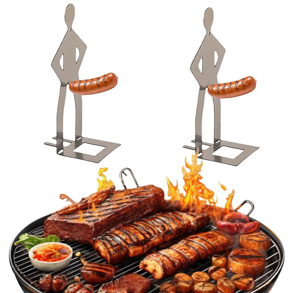 5-1PCS BBQ Sausage Holder Stai - Hot Dog Press avaliação e preço