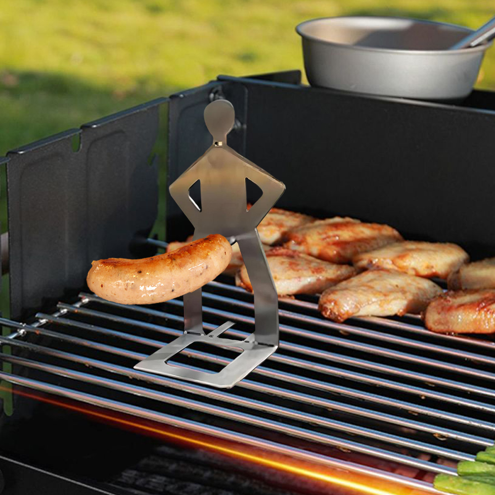 5-1PCS BBQ Sausage Holder Stai - Hot Dog Press avaliação e preço