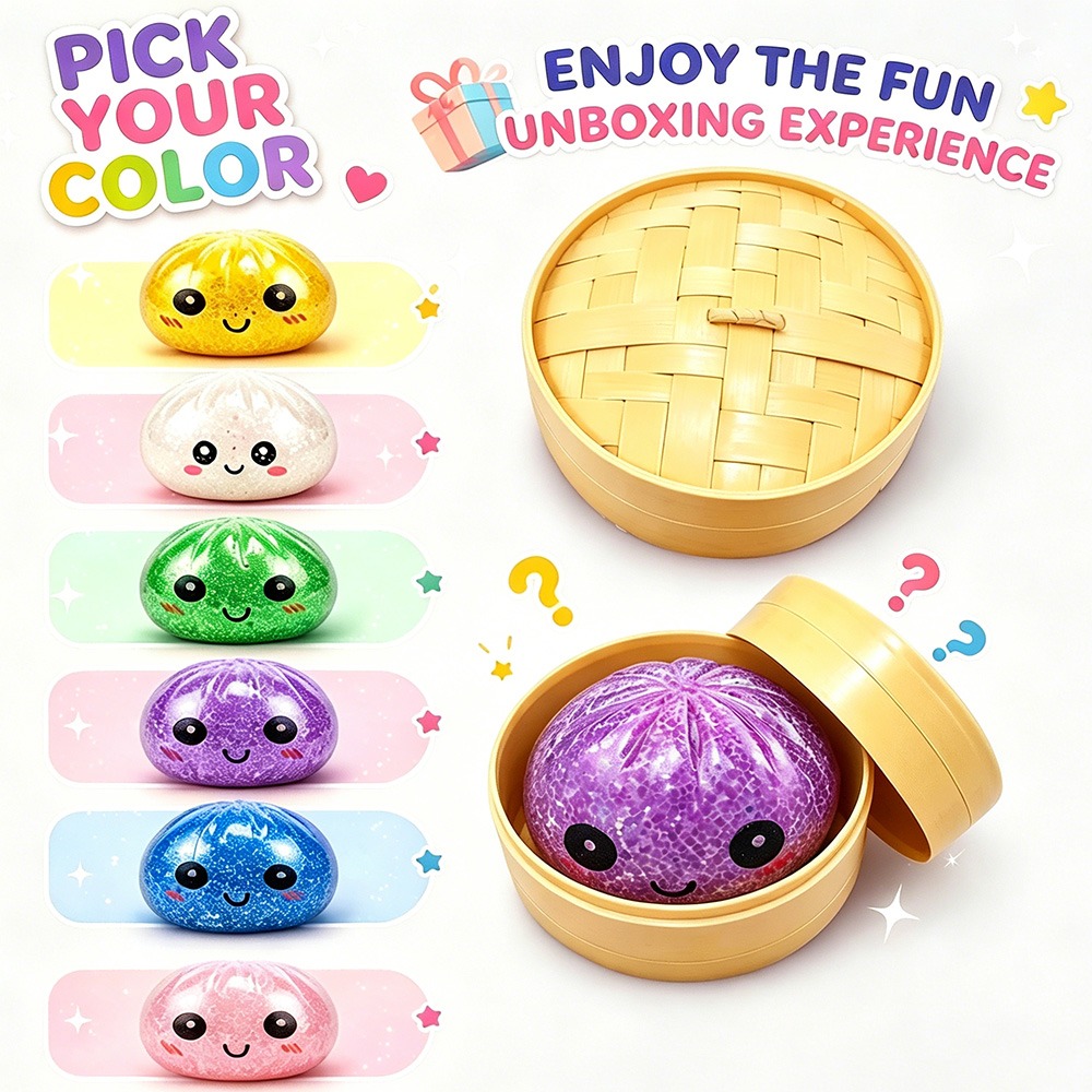 Mini New Glitter Steamed Bun S - Bao Steamer Bamboo avaliação e preço