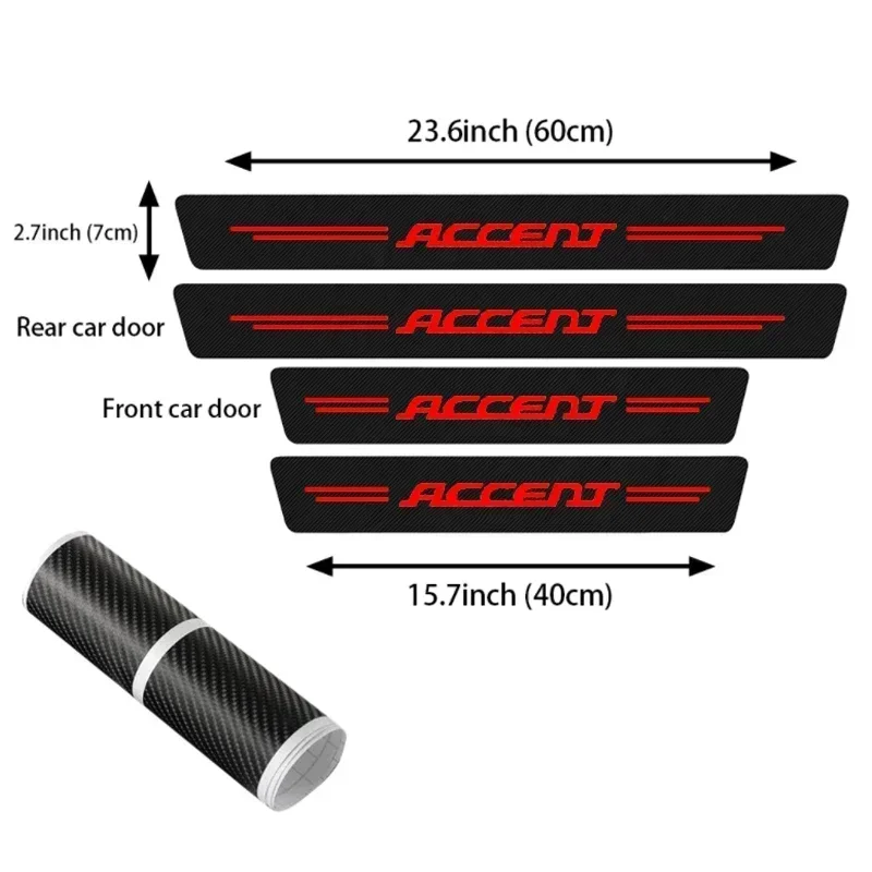 Car Styling Door Threshold Sil - Crepe Pan Carbon avaliação e preço