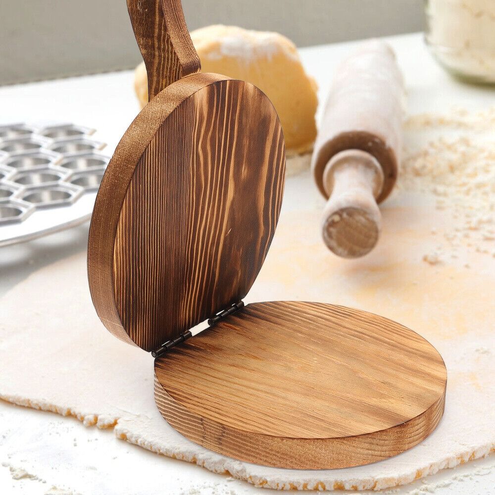 Wooden Dough Presser Chapati P - Dumpling Press Set avaliação e preço
