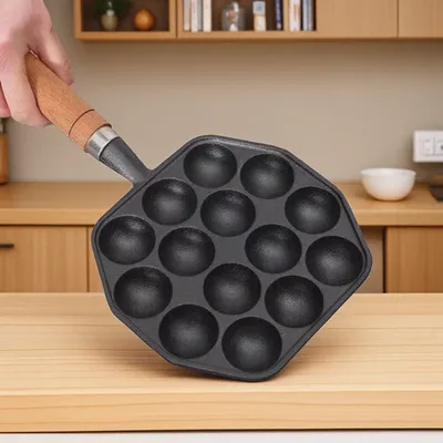 Induction Iron Home Cast Gift  - Takoyaki Grill Plate avaliação e preço